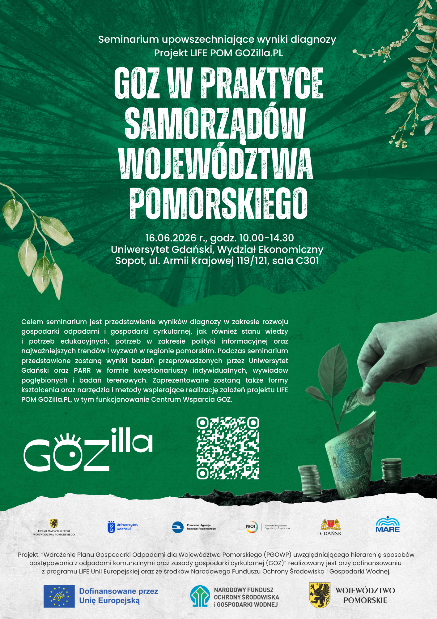 Seminarium pt. „GOZ w praktyce samorządów województwa pomorskiego”