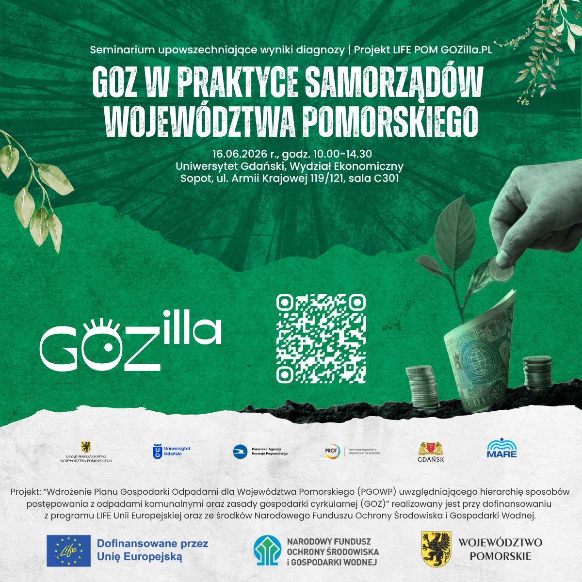 Seminarium pt. „GOZ w praktyce samorządów województwa pomorskiego”